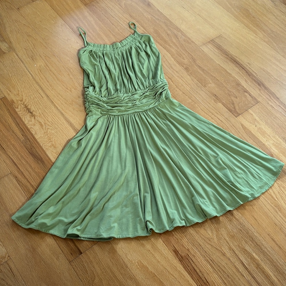 BCBGMaxAzria Pleated Sundress XS